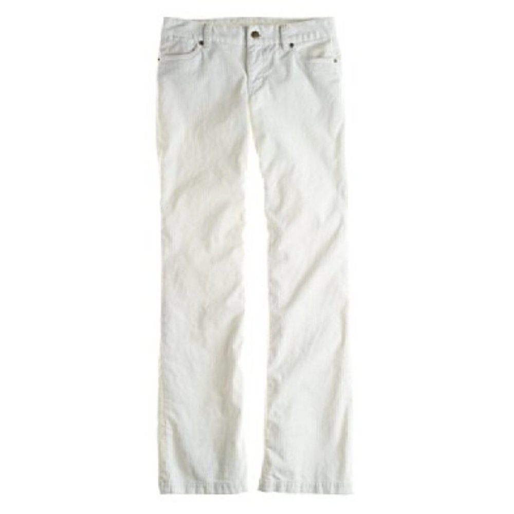 J. Crew Women's Straight Leg Pants - Cream